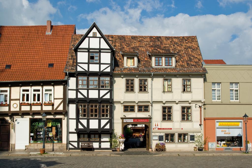 Hotel Pension St Nikolai Quedlinburg Eksteriør bilde
